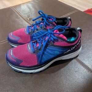 Salomon Women's Athletic Shoes in Pink and Blue